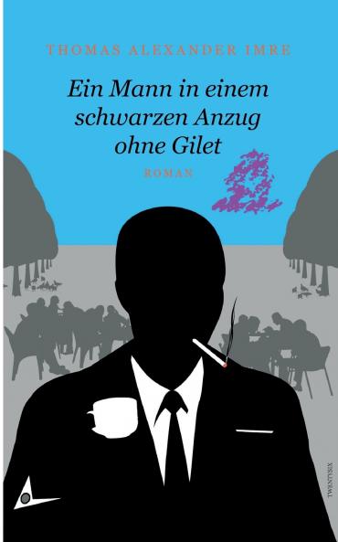Ein Mann in einem schwarzen Anzug ohne Gilet