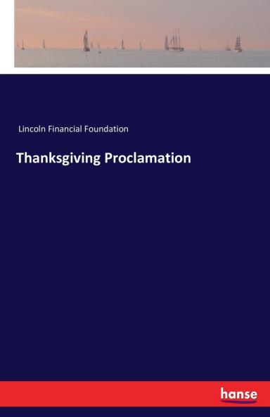 Thanksgiving Proclamation