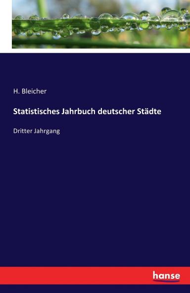 Statistisches Jahrbuch deutscher Städte