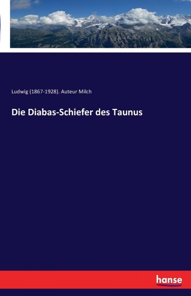 Die Diabas-Schiefer des Taunus