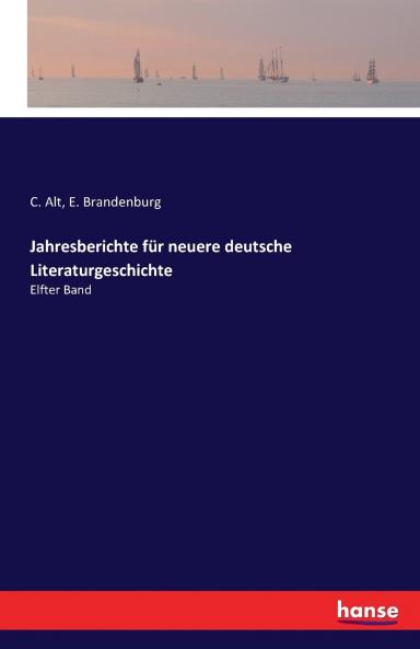 Jahresberichte für neuere deutsche Literaturgeschichte