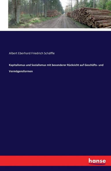 Kapitalismus und Sozialismus mit besonderer Rücksicht auf Geschäfts- und Vermögensformen
