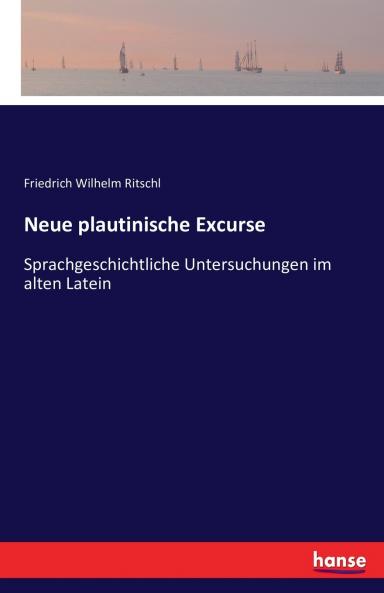 Neue plautinische Excurse
