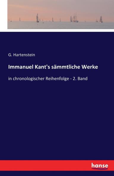 Immanuel Kant's sämmtliche Werke