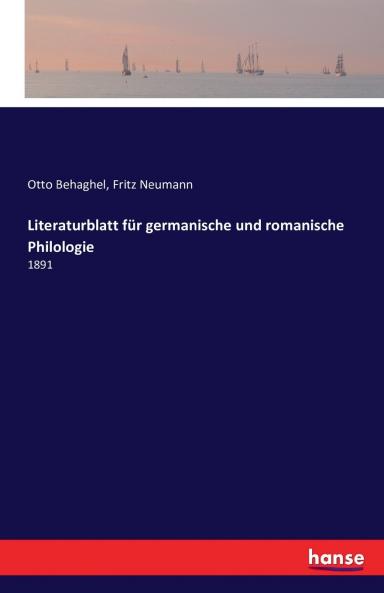 Literaturblatt für germanische und romanische Philologie