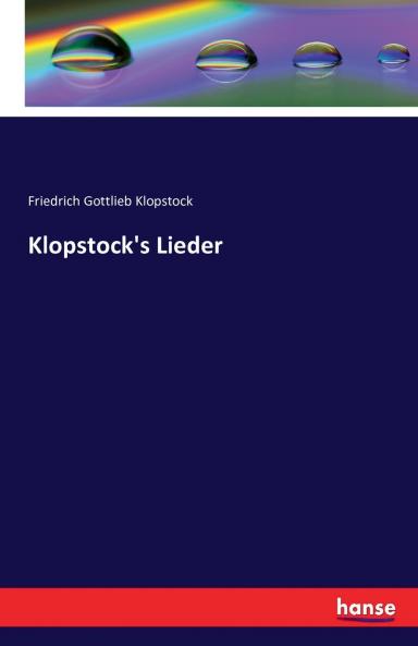 Klopstock's Lieder