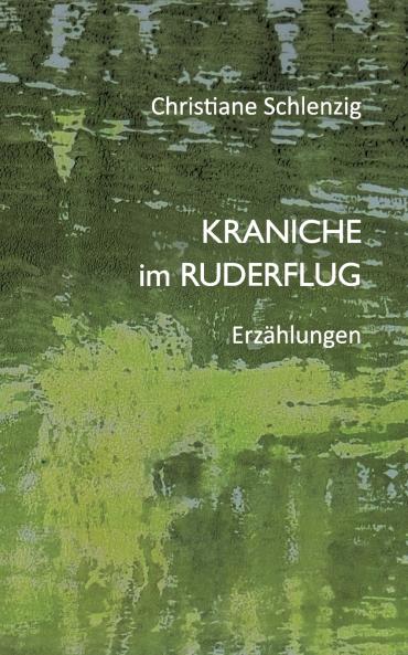 Kraniche im Ruderflug