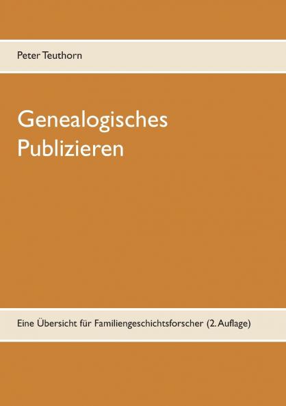 Genealogisches Publizieren