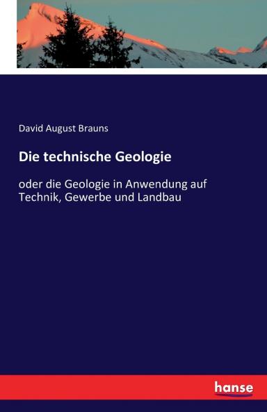 Die technische Geologie