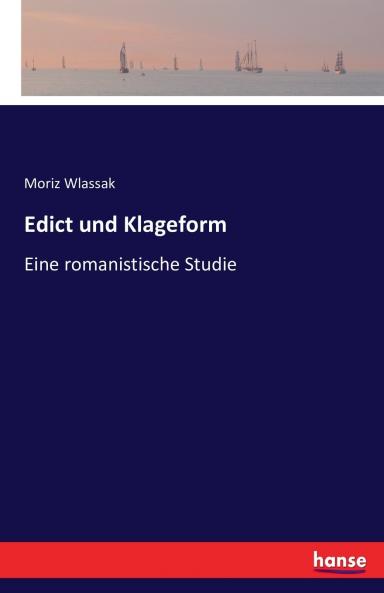 Edict und Klageform