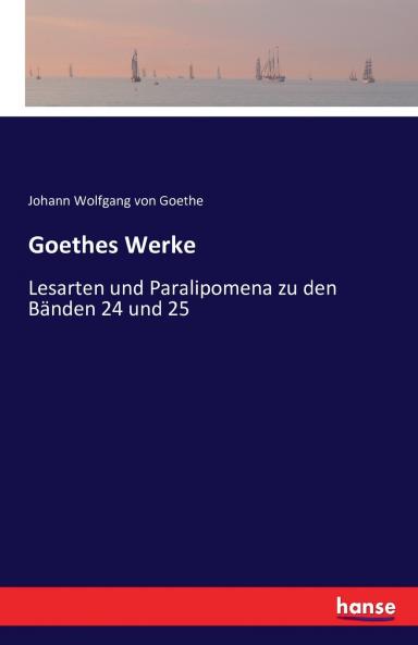 Goethes Werke
