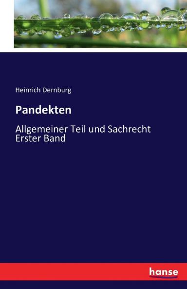 Pandekten