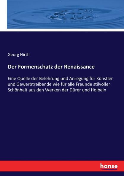 Der Formenschatz der Renaissance