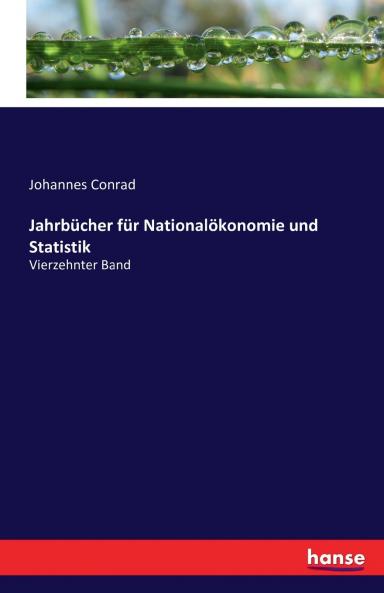 Jahrbücher für Nationalökonomie und Statistik
