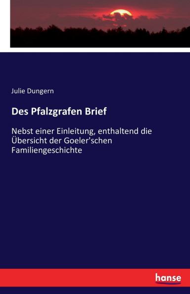 Des Pfalzgrafen Brief