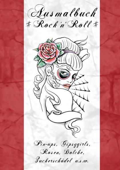 Ausmalbuch Rock-n-Roll