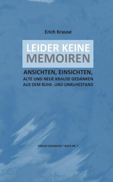 LEIDER KEINE MEMOIREN