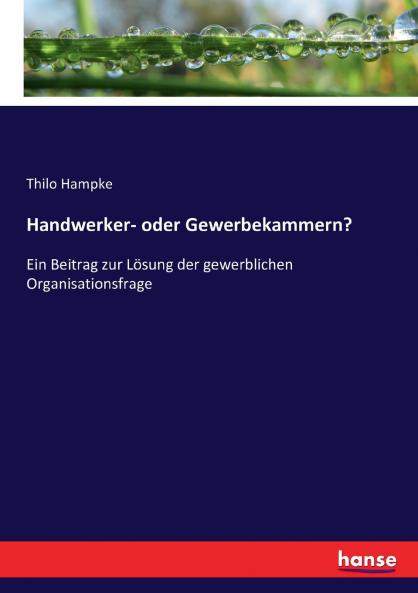 Handwerker- oder Gewerbekammern?