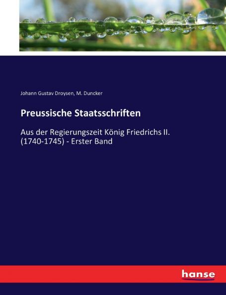 Preussische Staatsschriften