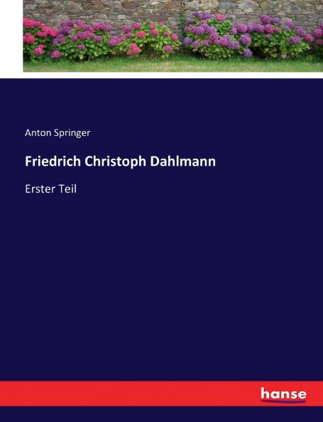 Friedrich Christoph Dahlmann