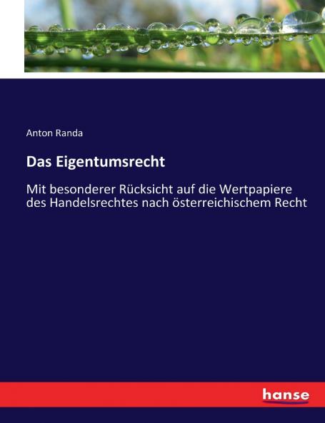 Das Eigentumsrecht