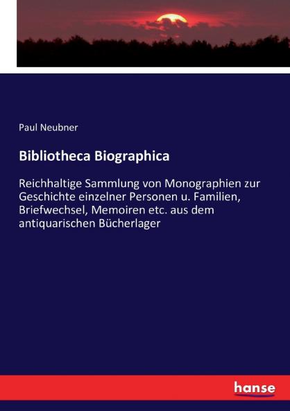 Bibliotheca Biographica