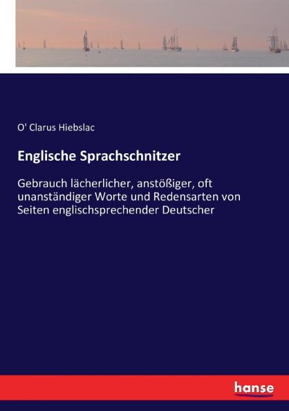 Englische Sprachschnitzer