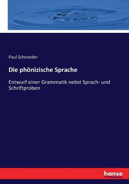 Die phönizische Sprache