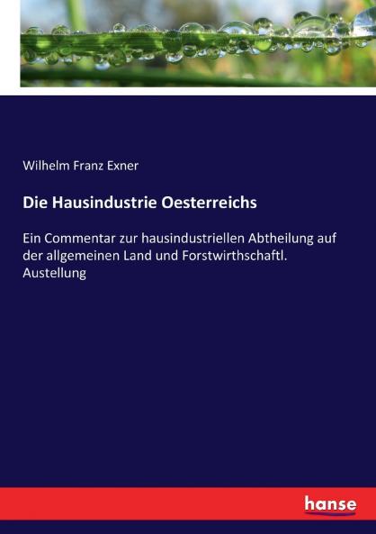 Die Hausindustrie Oesterreichs