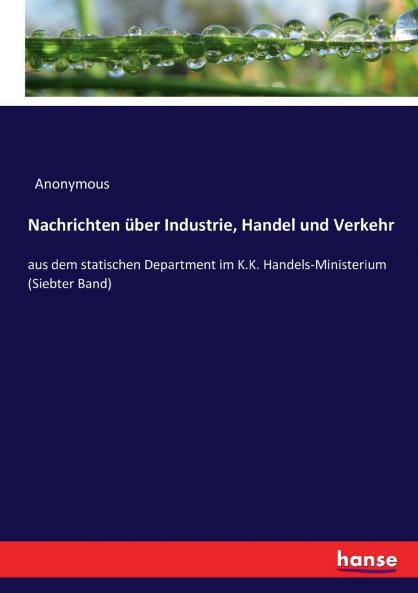 Nachrichten über Industrie Handel und Verkehr