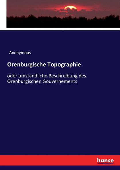 Orenburgische Topographie