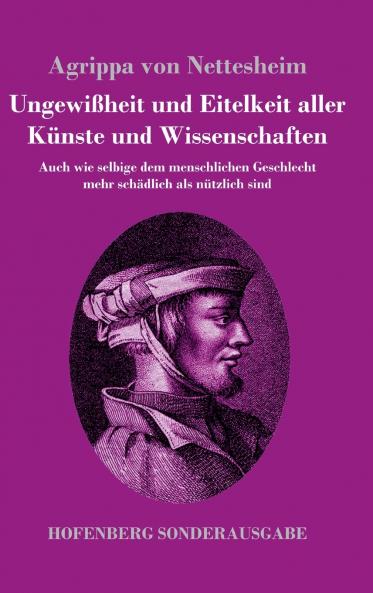 Ungewi��heit und Eitelkeit aller K��nste und Wissenschaften