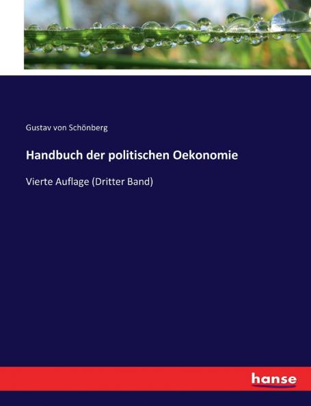 Handbuch der politischen Oekonomie