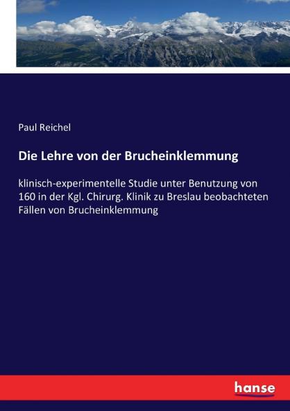 Die Lehre von der Brucheinklemmung