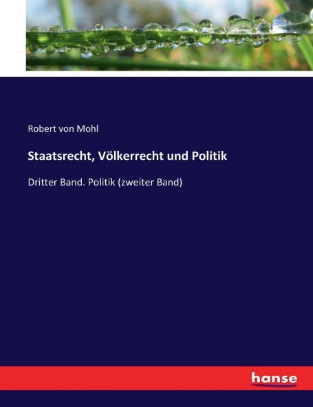 Staatsrecht Völkerrecht und Politik