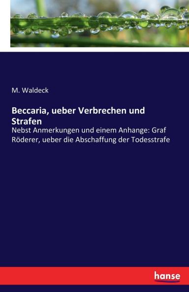 Beccaria ueber Verbrechen und Strafen