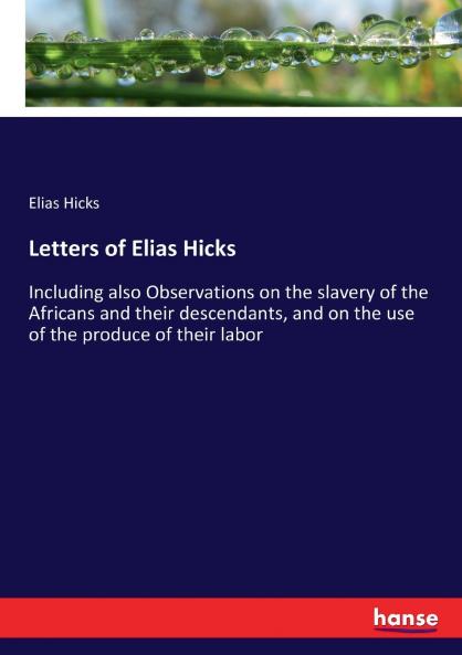 Letters of Elias Hicks