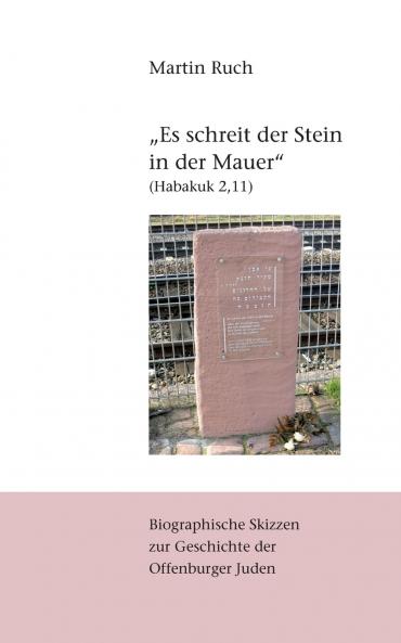 Es schreit der Stein in der Mauer (Habakuk 211)