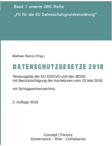 Datenschutzgesetze 2018