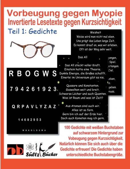 Vorbeugung gegen Myopie - Invertierte Lesetexte gegen Kurzsichtigkeit