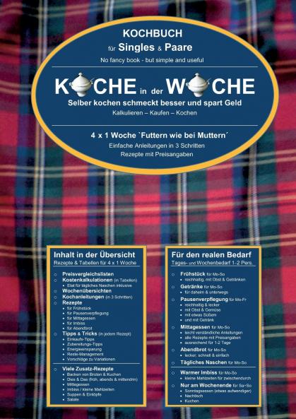 Koche in der Woche - Kochbuch für Singles und Paare