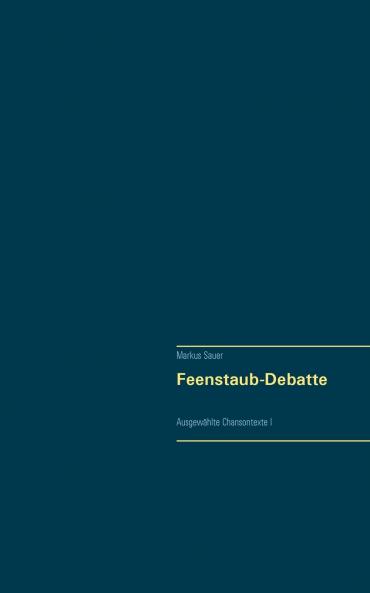 Feenstaub-Debatte
