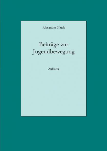 Beiträge zur Jugendbewegung