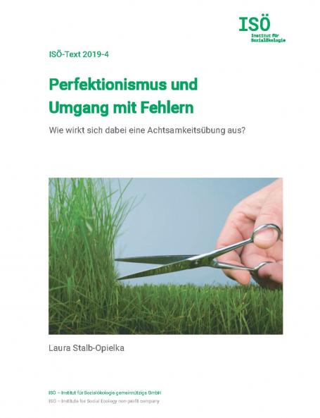 Perfektionismus und Umgang mit Fehlern