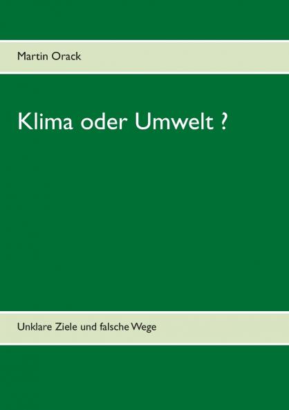 Klima oder Umwelt ?