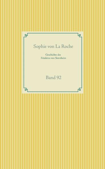 Geschichte des Fr��uleins von Sternheim