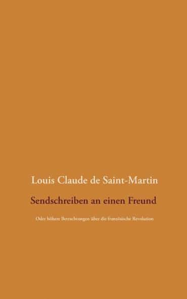 Sendschreiben an einen Freund