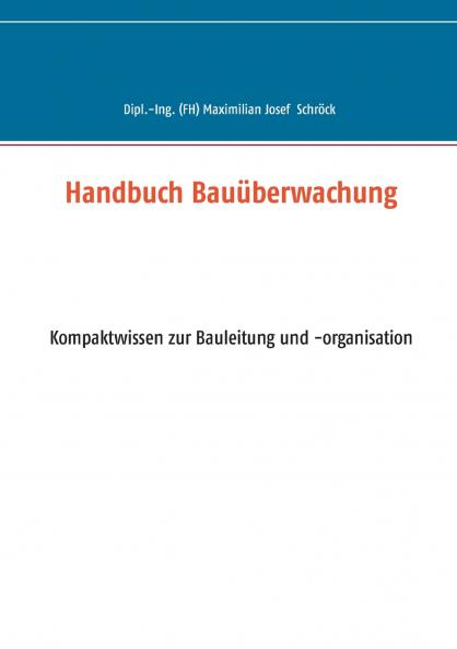Handbuch Bauüberwachung