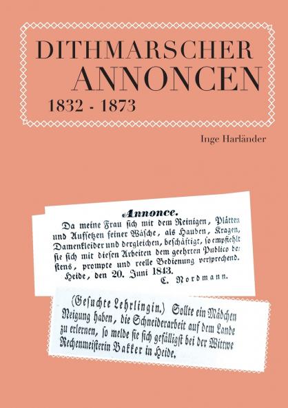 Dithmarscher Annoncen 1832 - 1873