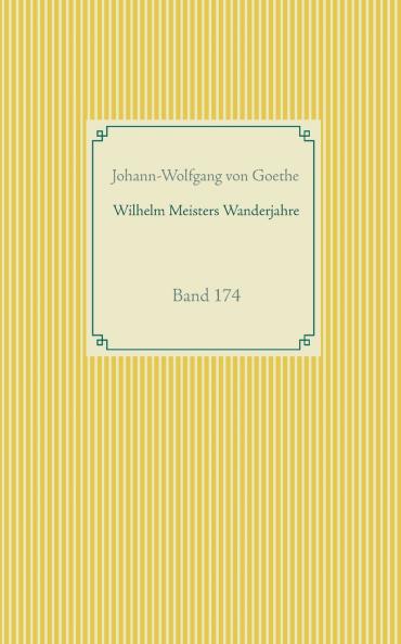 Wilhelm Meisters Wanderjahre